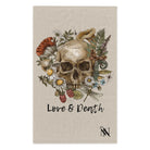 Love & Death Skull Floral | Nectar Napkins Fun-Flirty Lovers’ Towels