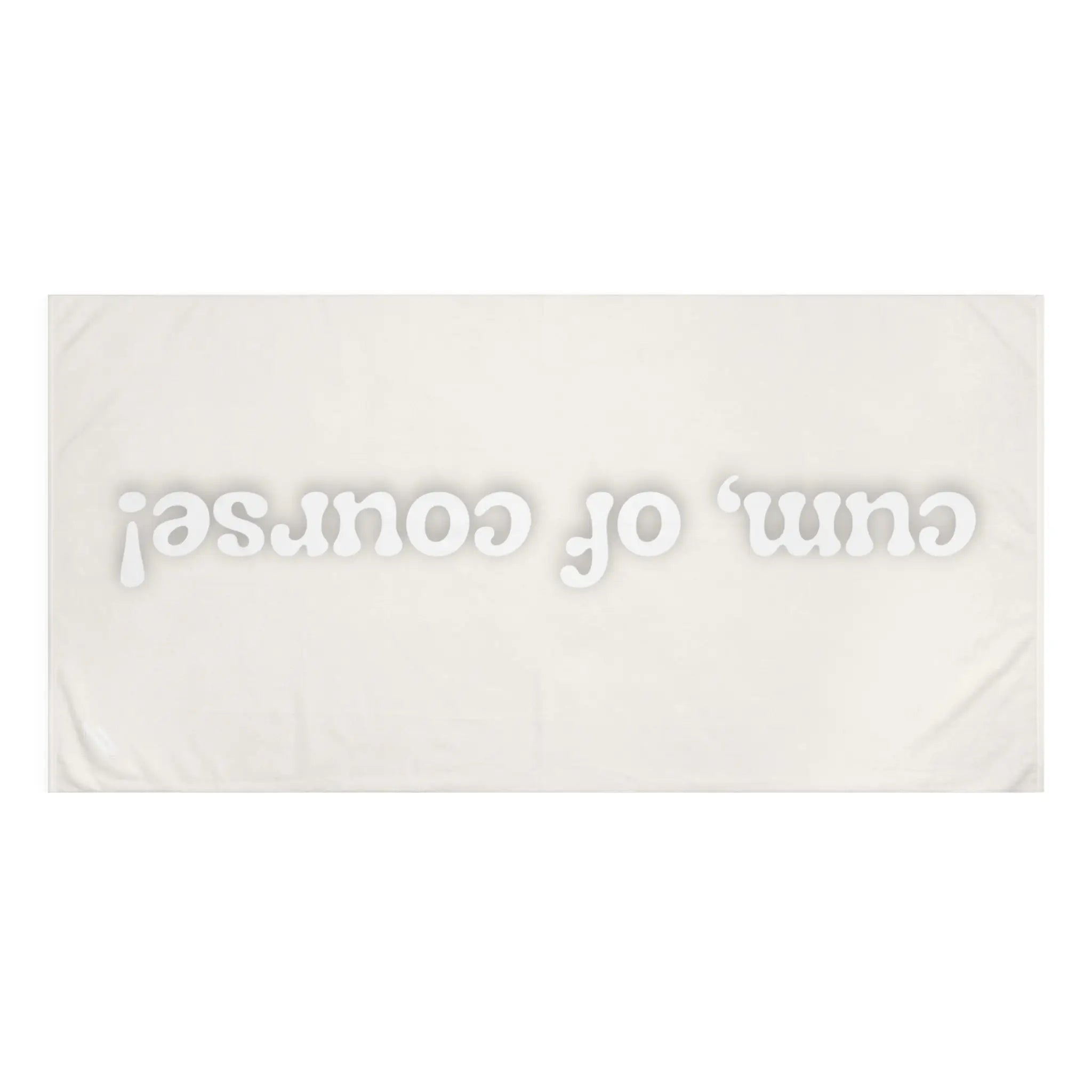 Cum of Course! | Mix & Match Naughty XL Fun-Flirty Lovers’ Towels