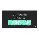 Cumming Like a Pornstar Beach Towel