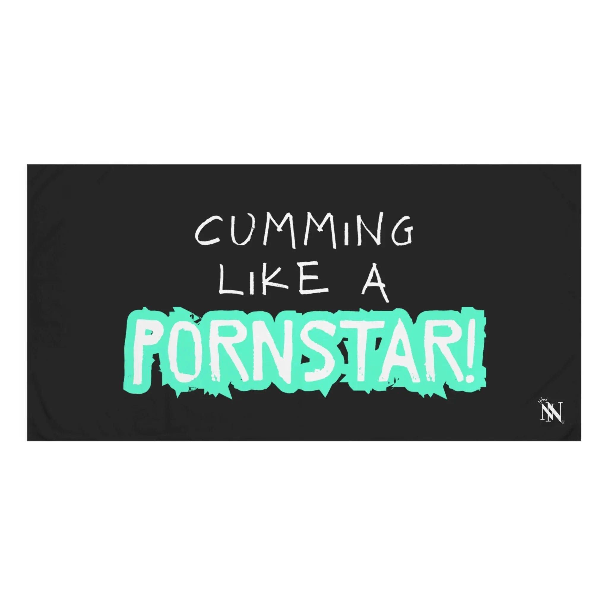 Cumming Like a Pornstar Beach Towel