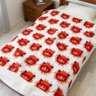 Red Hot Naughty Devil Pattern | Mix & Match Soft Fun-Flirty Lovers’ Blankets