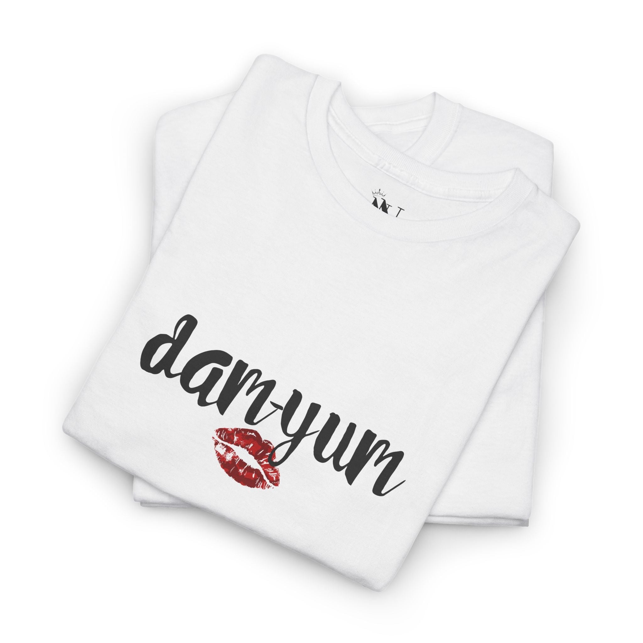 Dam-Yum Kiss | Mix & Match Cotton Unisex Fun-Flirty Lovers’ T-Shirts