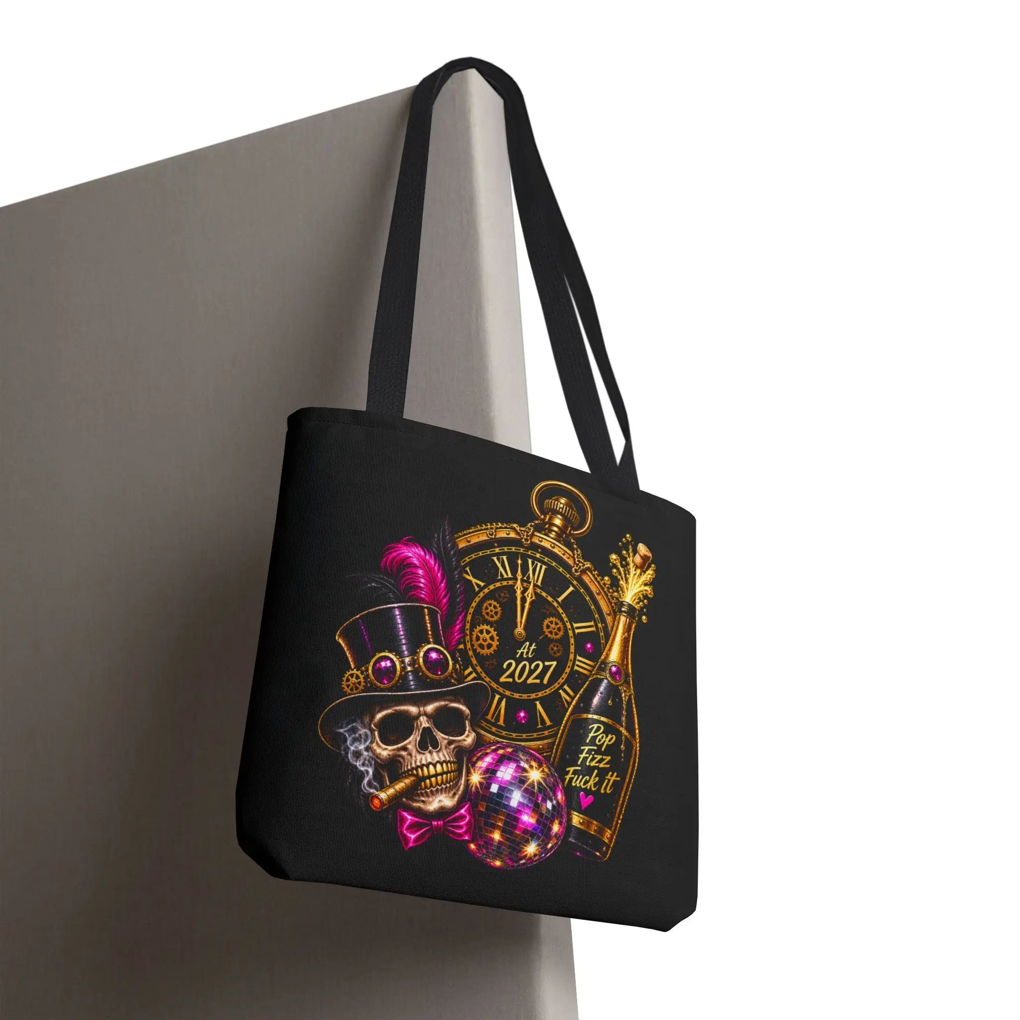 Pop Fizz Fuck It New Years | Nectar Napkins Fun-Flirty Lovers’ Totes
