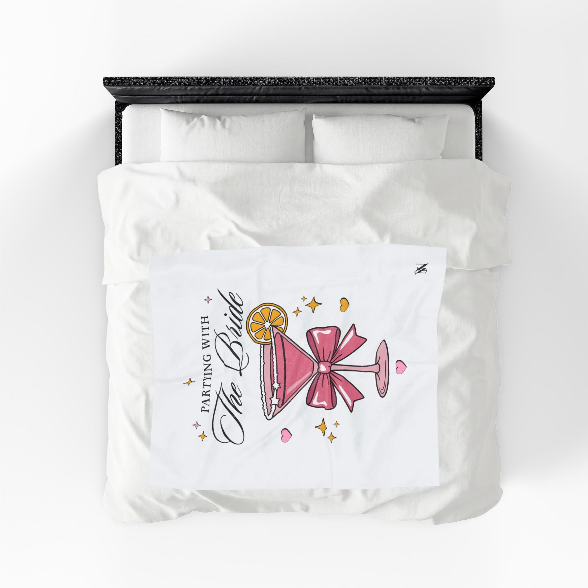 Partying With The Bride Romantic Gifts Blanket