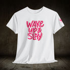 Wake Up & Slay | Mix & Match Cotton Unisex Fun-Flirty Lovers’ T-Shirts