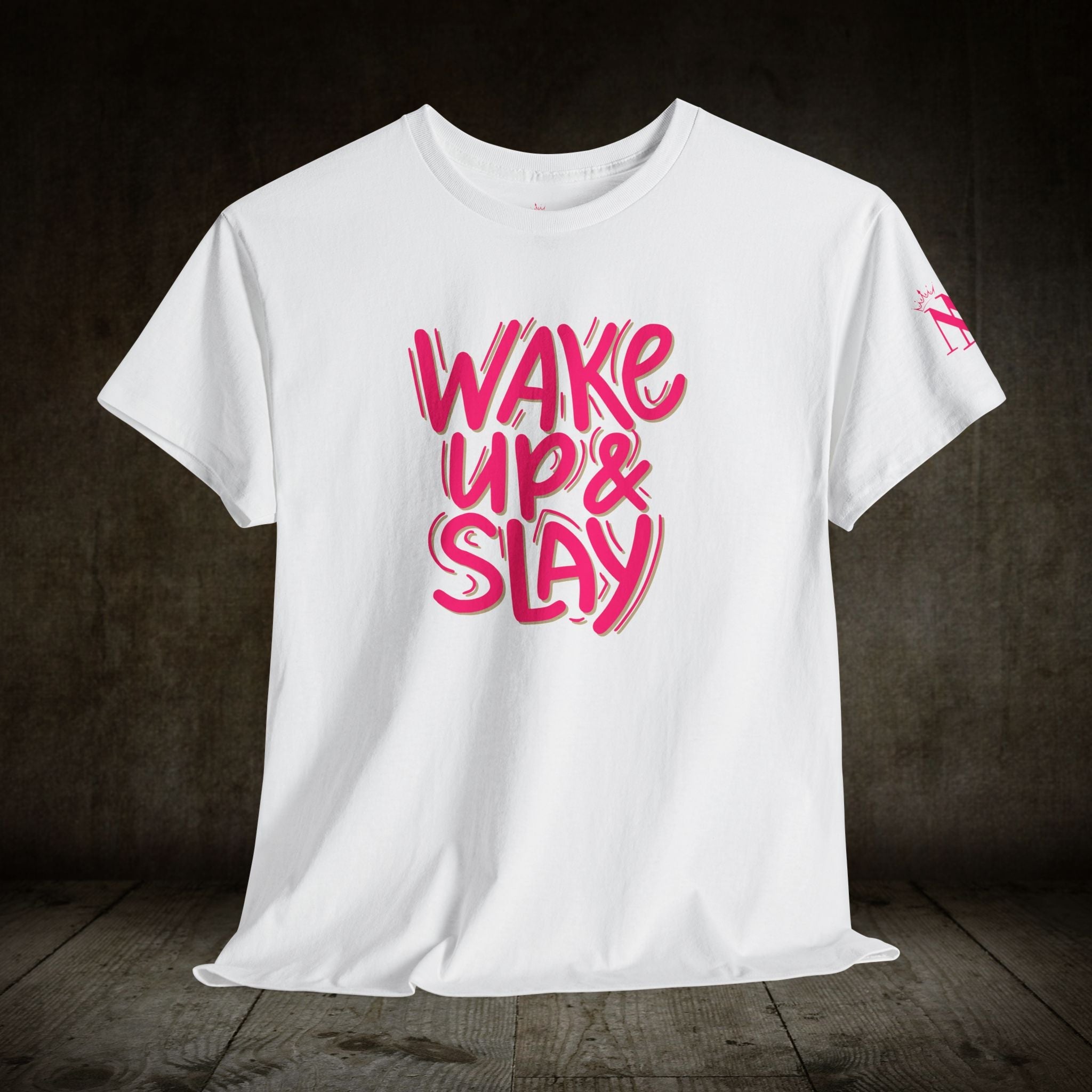 Wake Up & Slay | Mix & Match Cotton Unisex Fun-Flirty Lovers’ T-Shirts