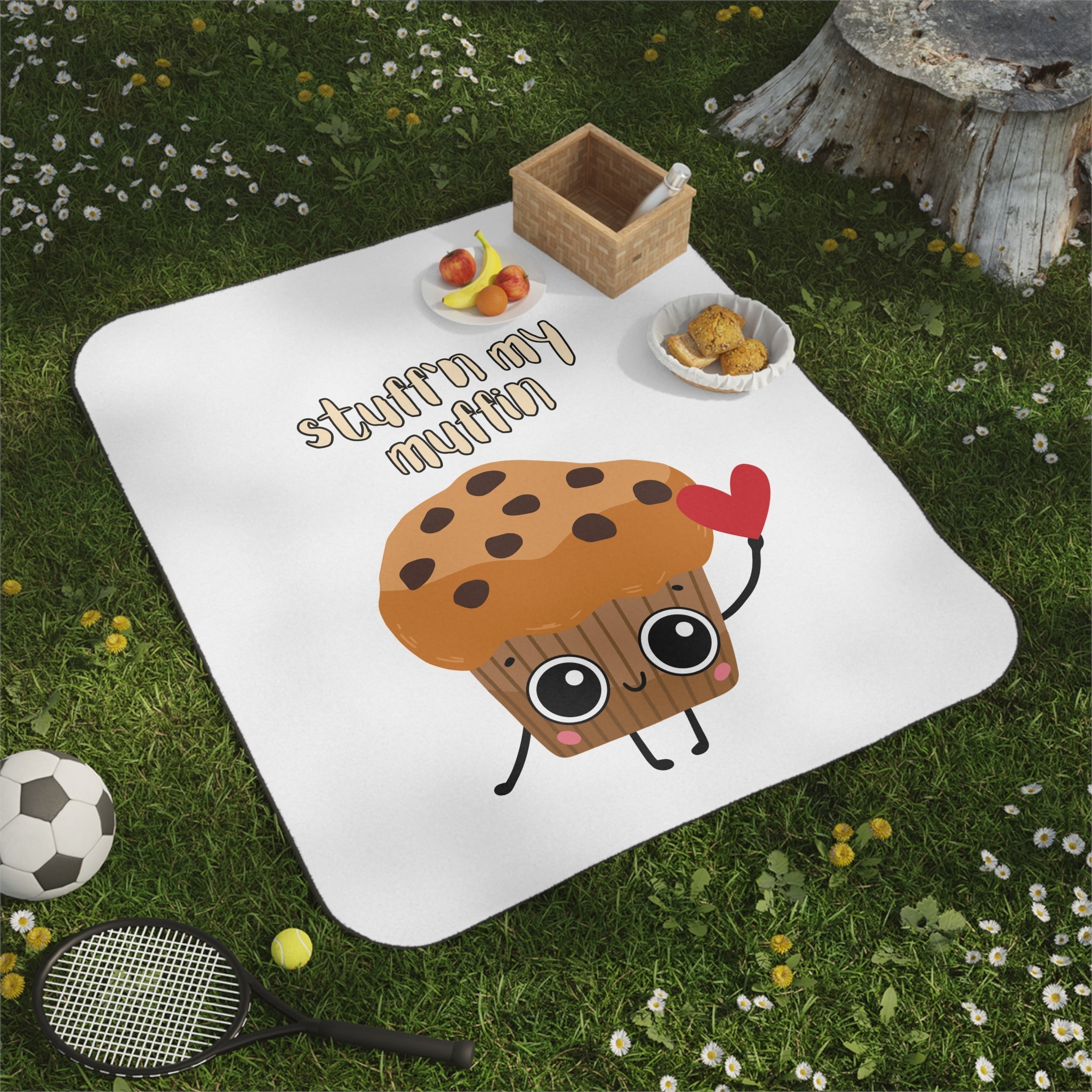Stuff’n My Muffin | Mix Match Fun-Flirty Lovers’ Water-Resistant Blankets