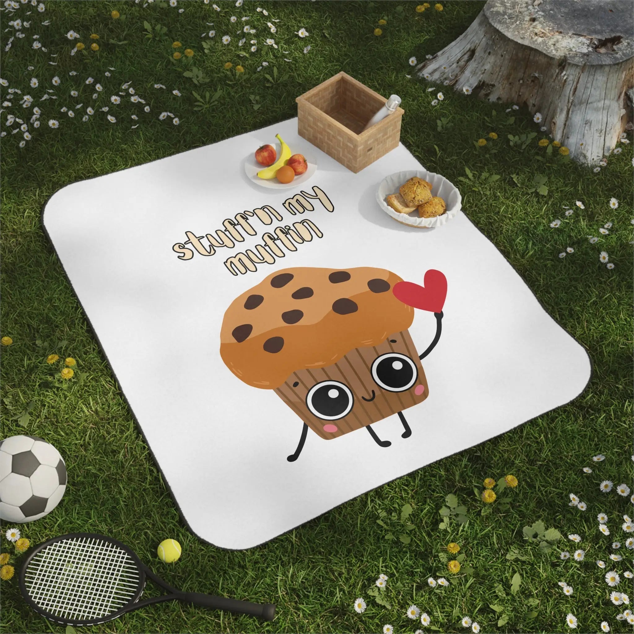 Stuff’n My Muffin | Mix Match Fun-Flirty Lovers’ Water-Resistant Blankets