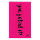 You Faked It? Signature Pink | Mix & Match Soft Fun-Flirty Lovers’ Towels