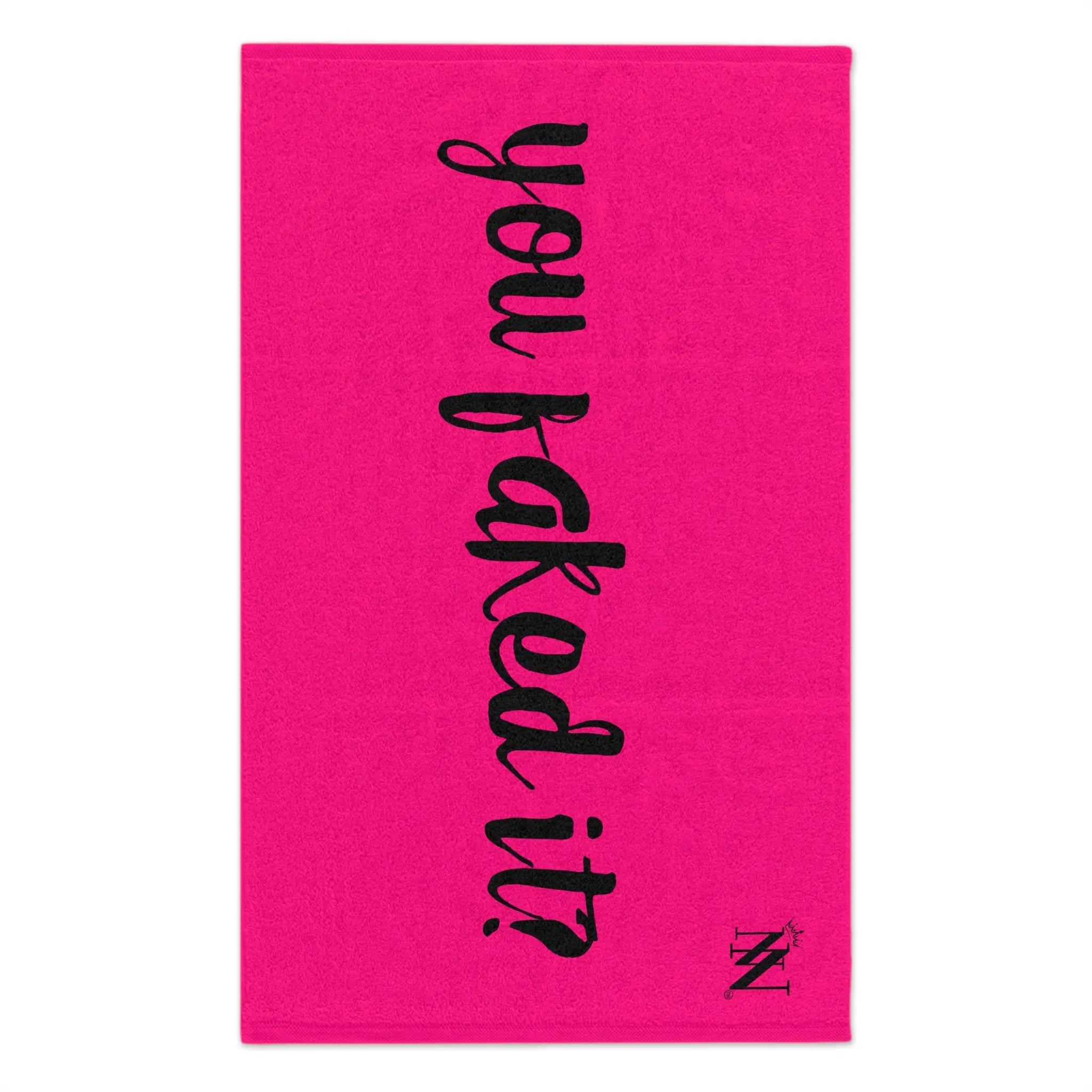 You Faked It? Signature Pink | Mix & Match Soft Fun-Flirty Lovers’ Towels