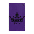 Large Crown Queen Purple Cum Towel