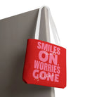 Smiles On Worries Gone Good Vibes | Mix & Match Fun-Flirty Lovers’ Totes