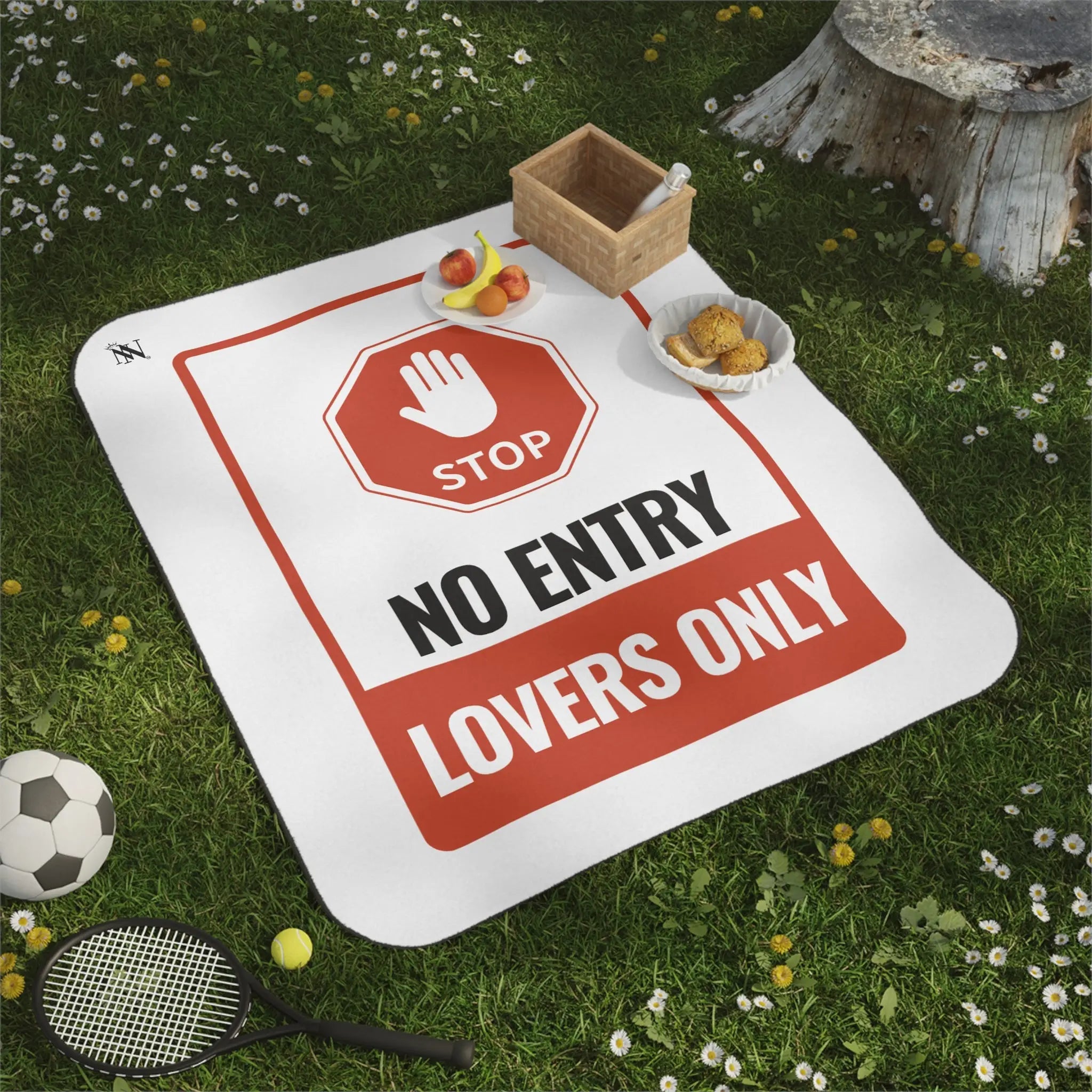 No Entry Lovers Only Sign | Nectar Napkins Fun-Flirty Lovers’ Sex Blankets