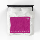 Nectar Napkins Brand Fuscia Pink Love Blanket