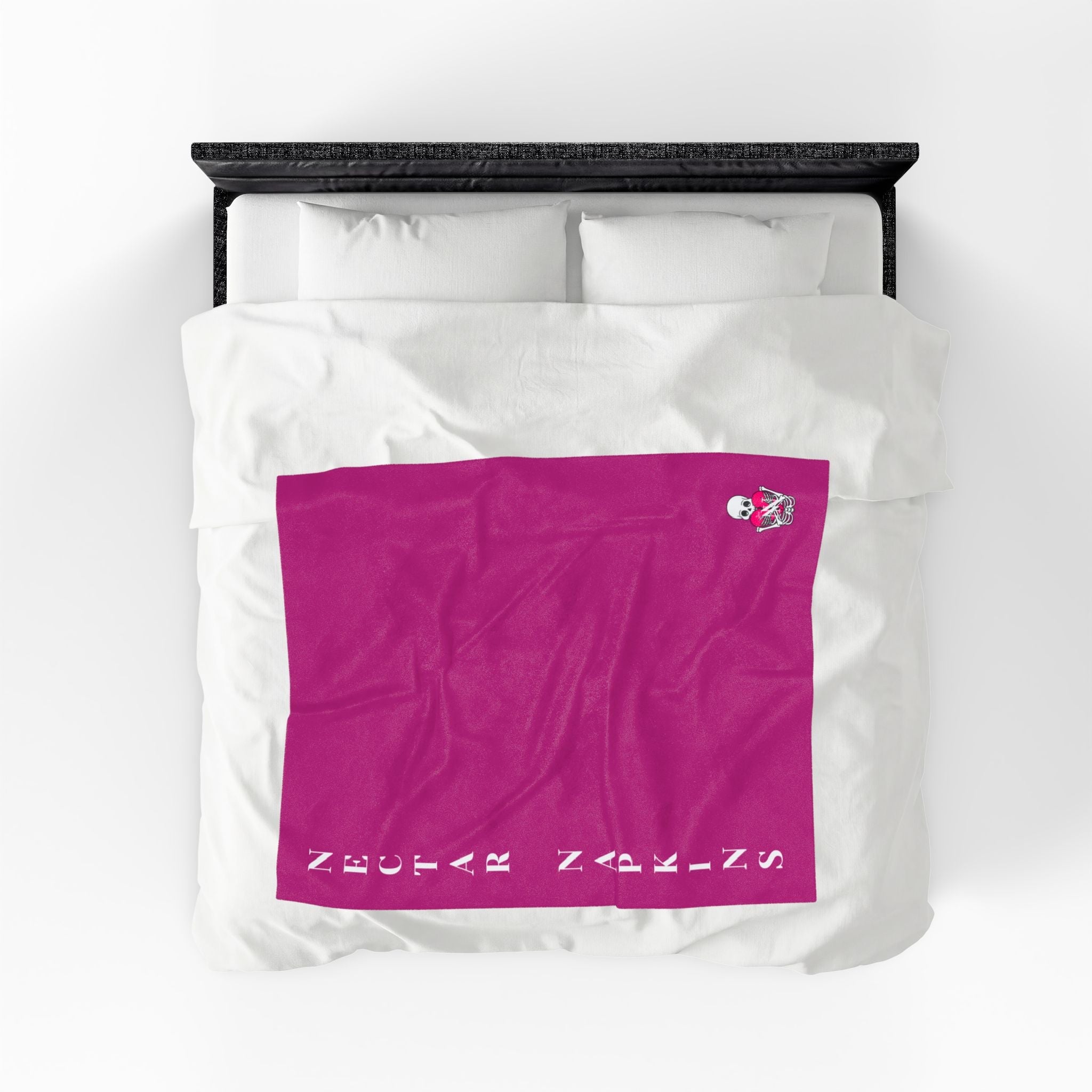 Nectar Napkins Brand Fuscia Pink Love Blanket