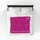 Nectar Napkins Brand Fuscia Pink Love Blanket