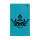 Large Crown Queen Teal Cum Towel
