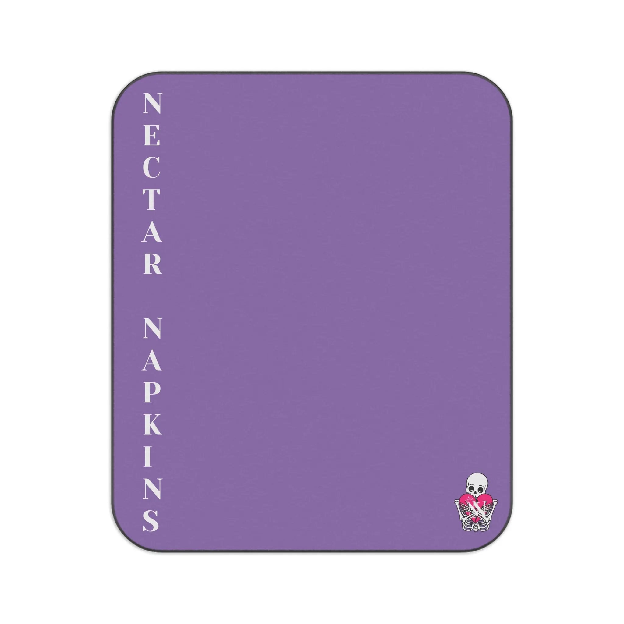 Nectar Napkins Brand Light Purple Water-Resistant Sex Blanket