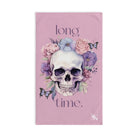 Long Time. Skull Floral | Nectar Napkins Classic Fun-Flirty Lovers’ Towels