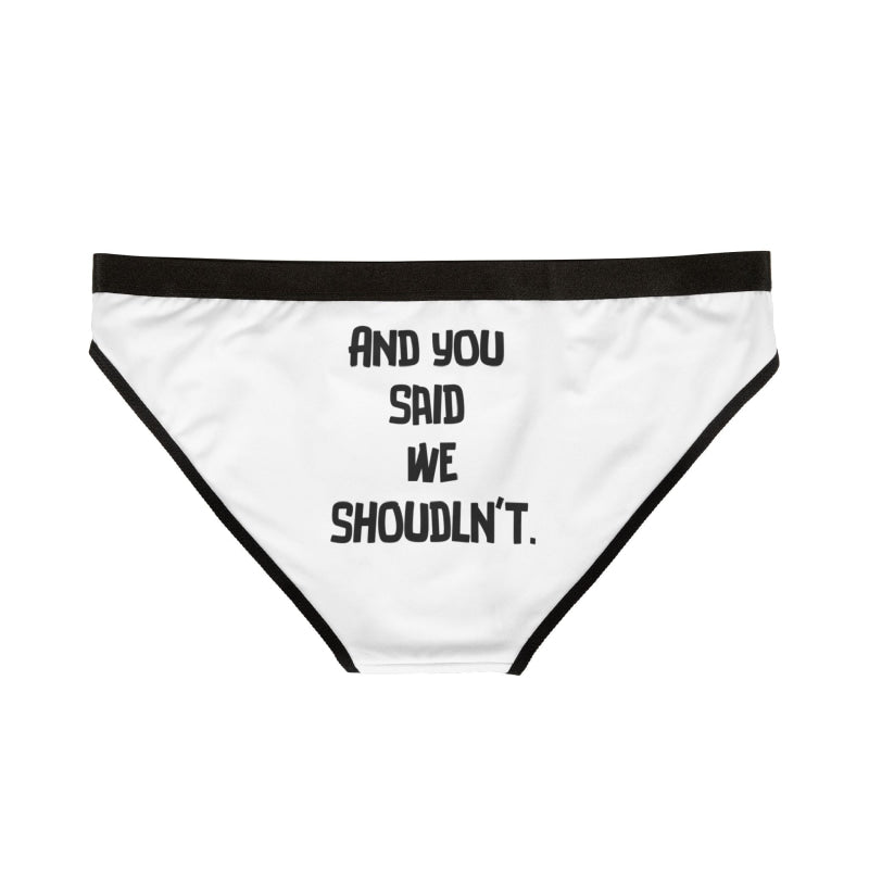 We Shouldn’t | Mix & Match Women’s Fun-Flirty Lovers’ Panties