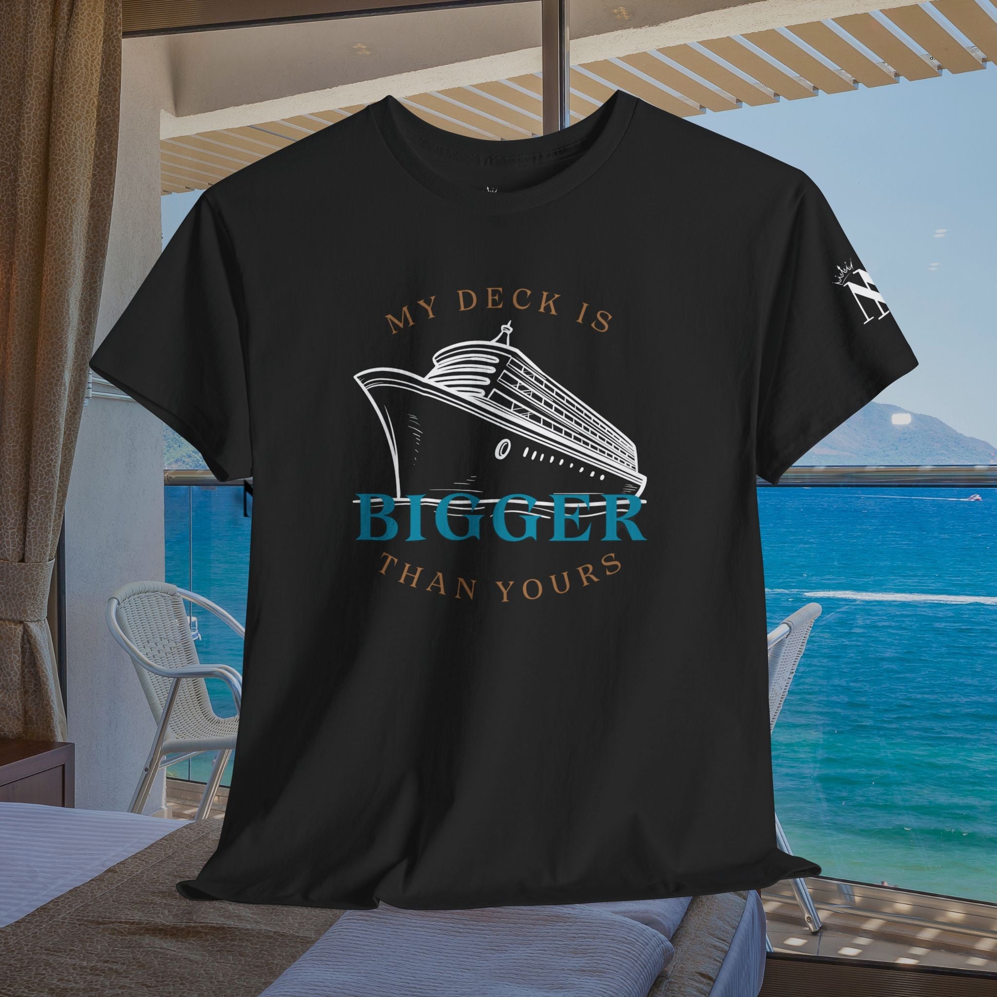 My DECK is Bigger | Mix & Match 100% Cotton Unisex Fun-Flirty Lovers’ Tees