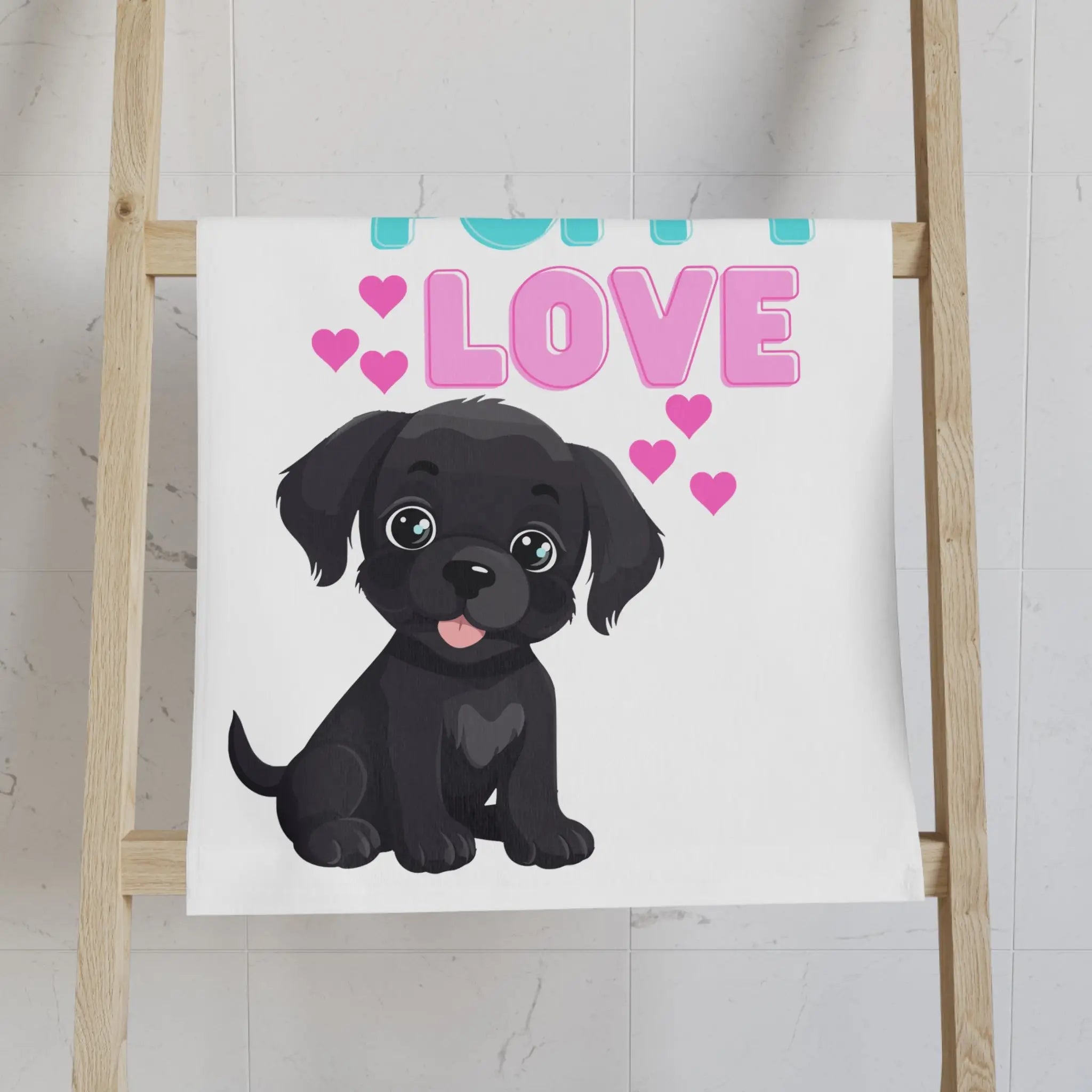 Puppy Love | Mix & Match Original Fun-Flirty Lovers’ Towels