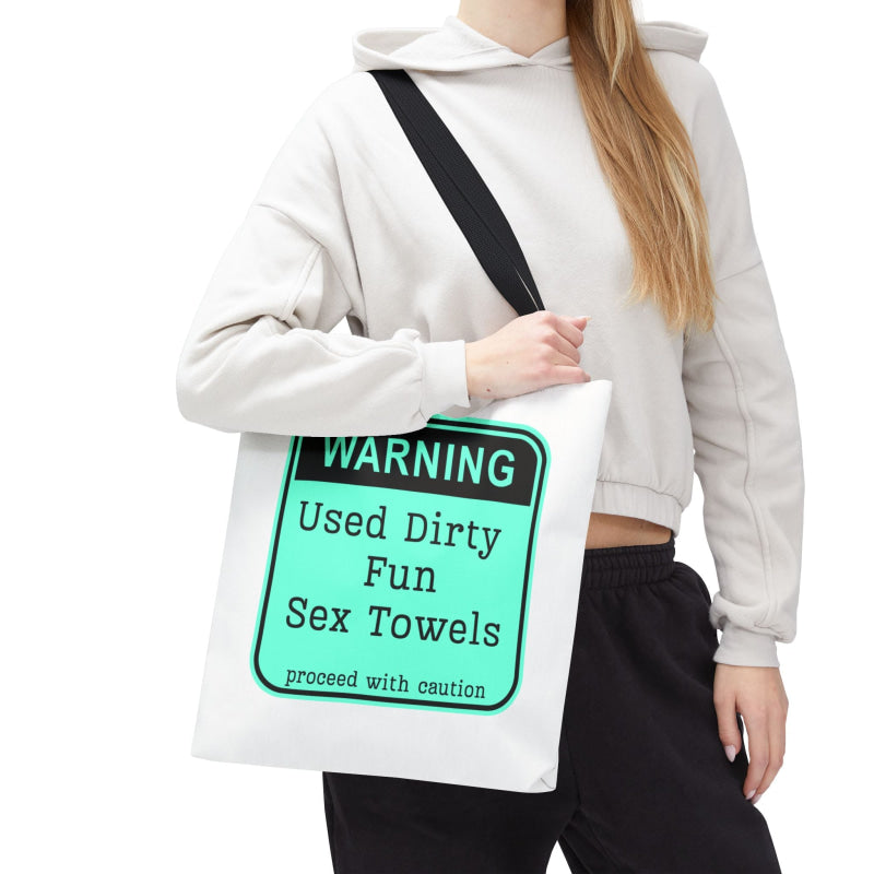 Warning Dirty Towels | Mix & Match Fun-Flirty Lovers’ Totes