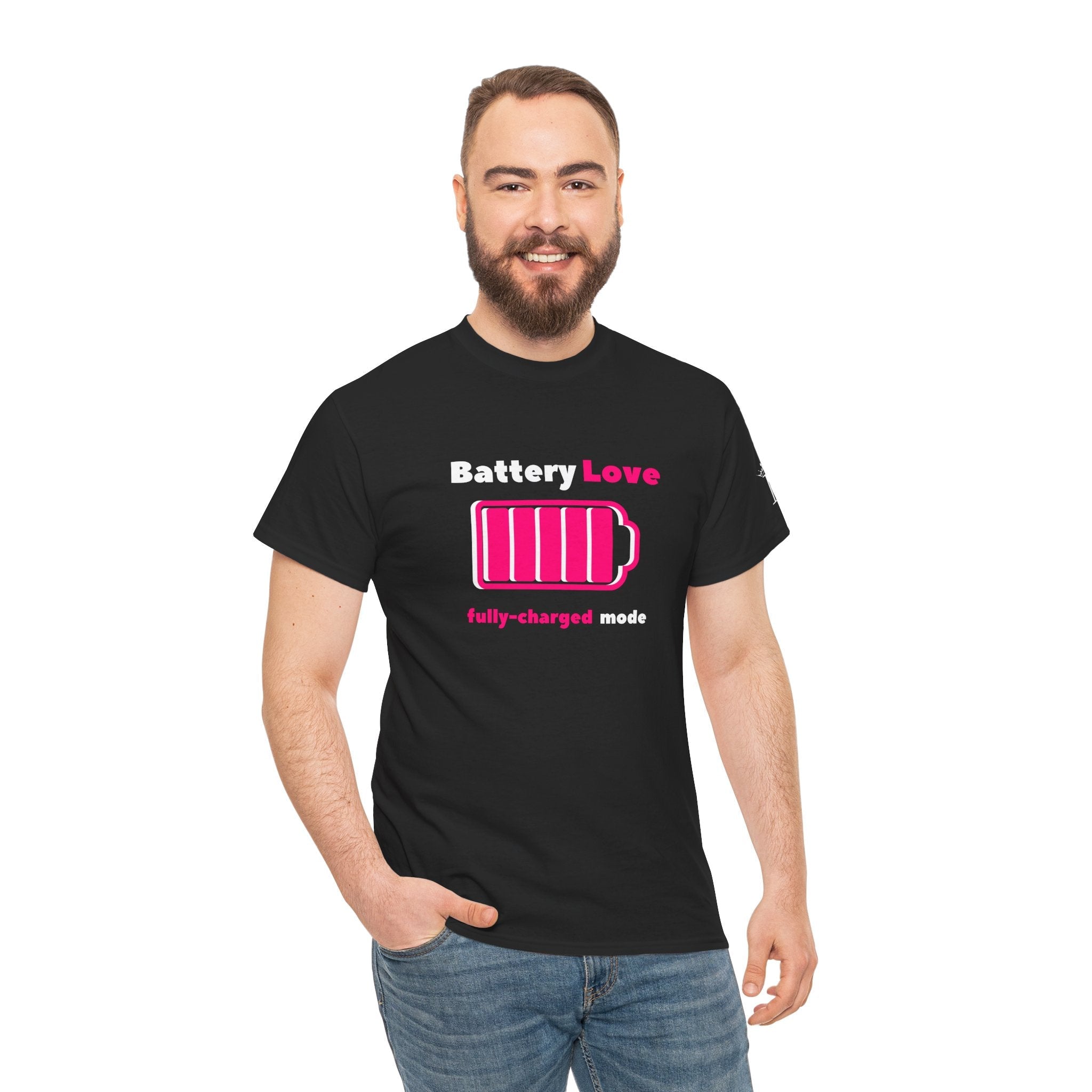 Battery Love | Mix & Match Cotton Unisex Fun-Flirty Lovers’ T-Shirts