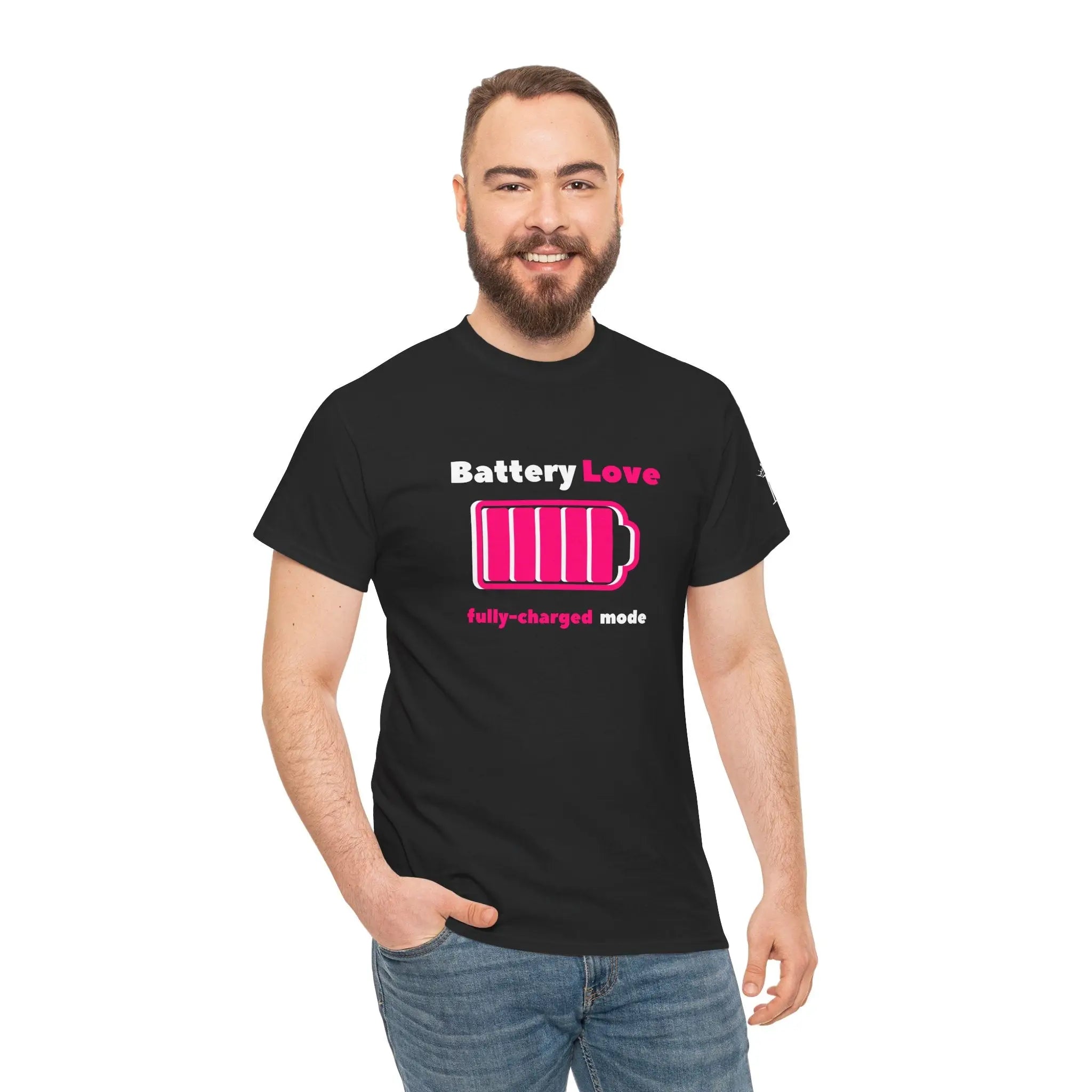Battery Love | Mix & Match Cotton Unisex Fun-Flirty Lovers’ T-Shirts