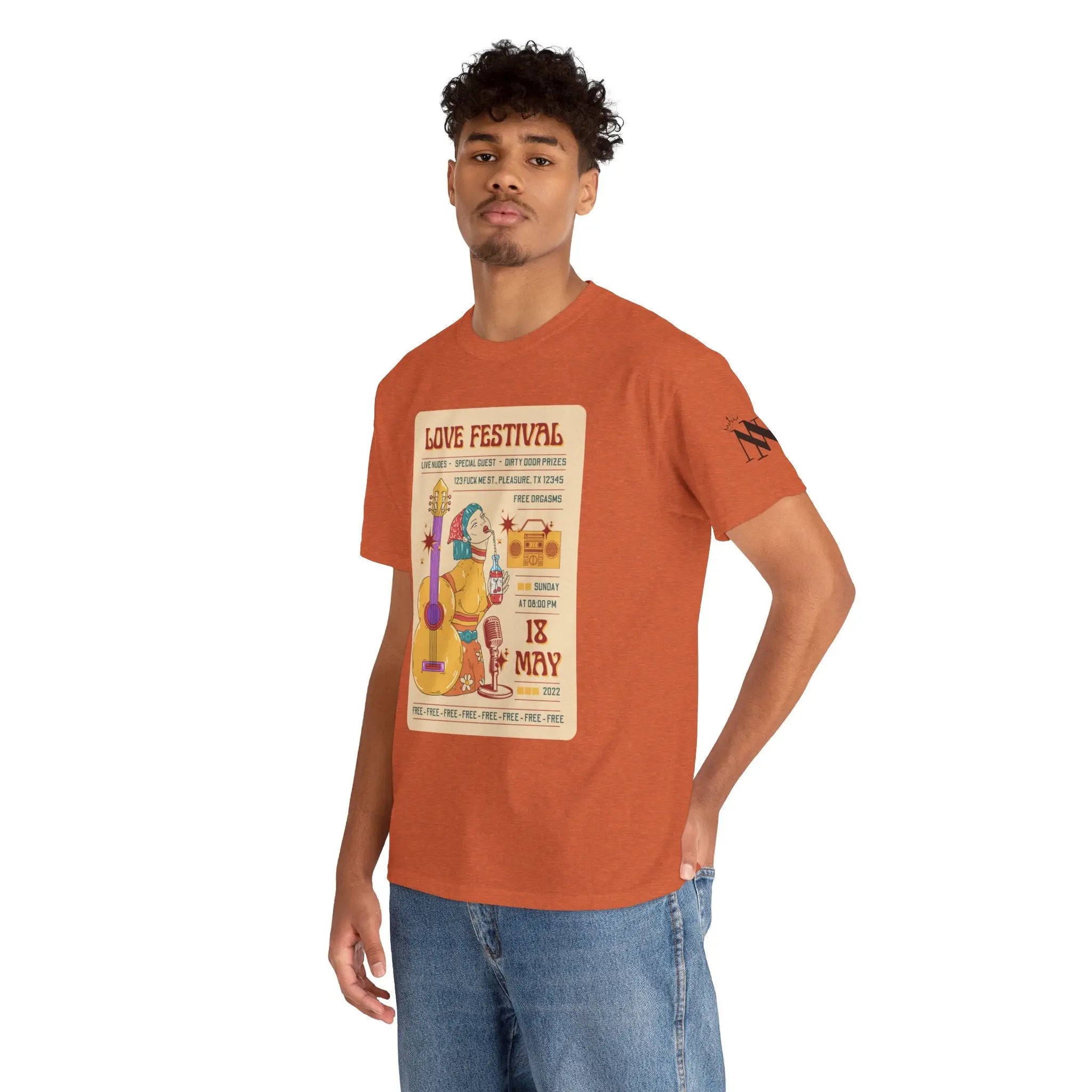 Love Festival! | Mix & Match 100% Cotton Unisex Fun-Flirty Lovers’ Tees