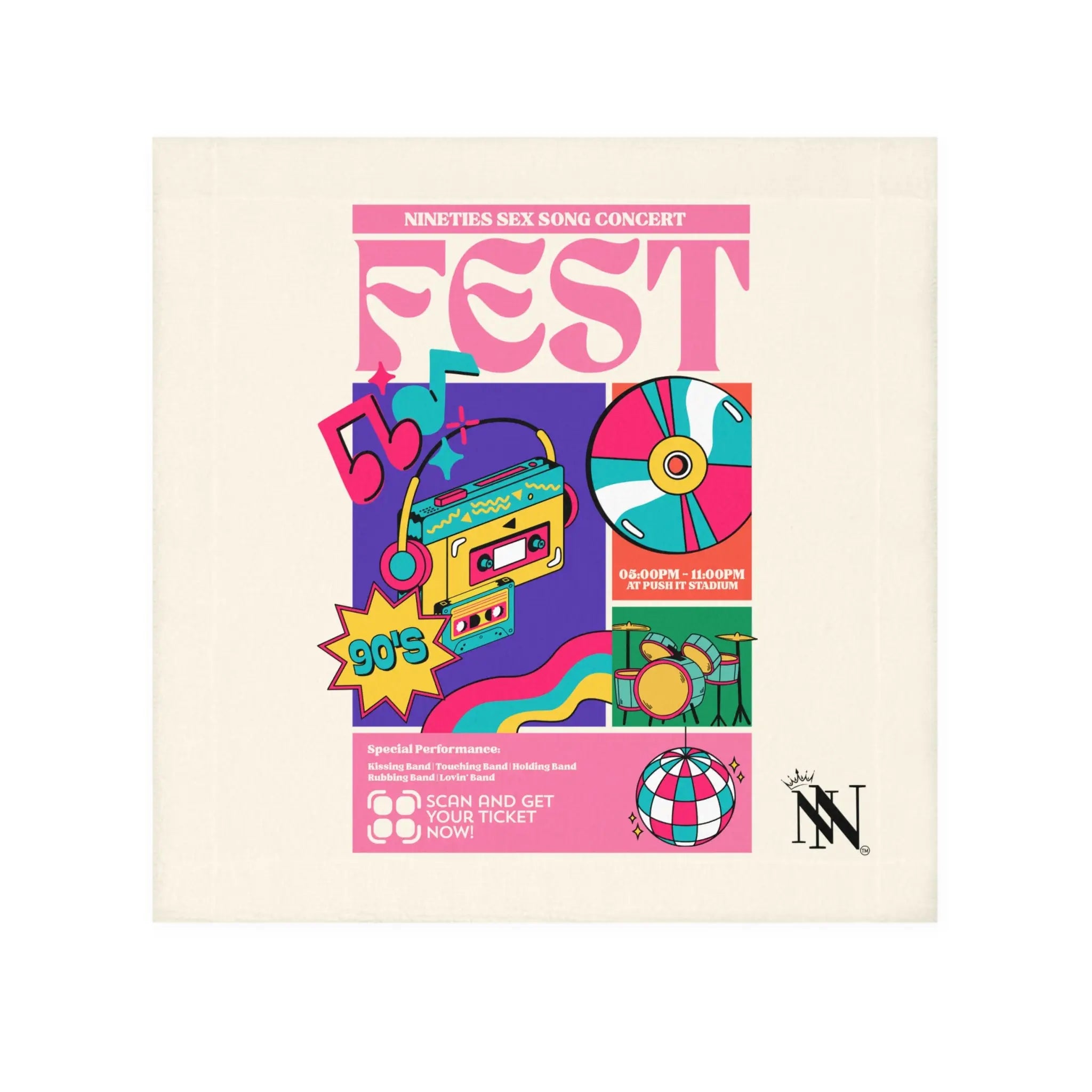 Nineties Sex Song | Mix & Match Lils’ Fun-Flirty Lovers’ Towels