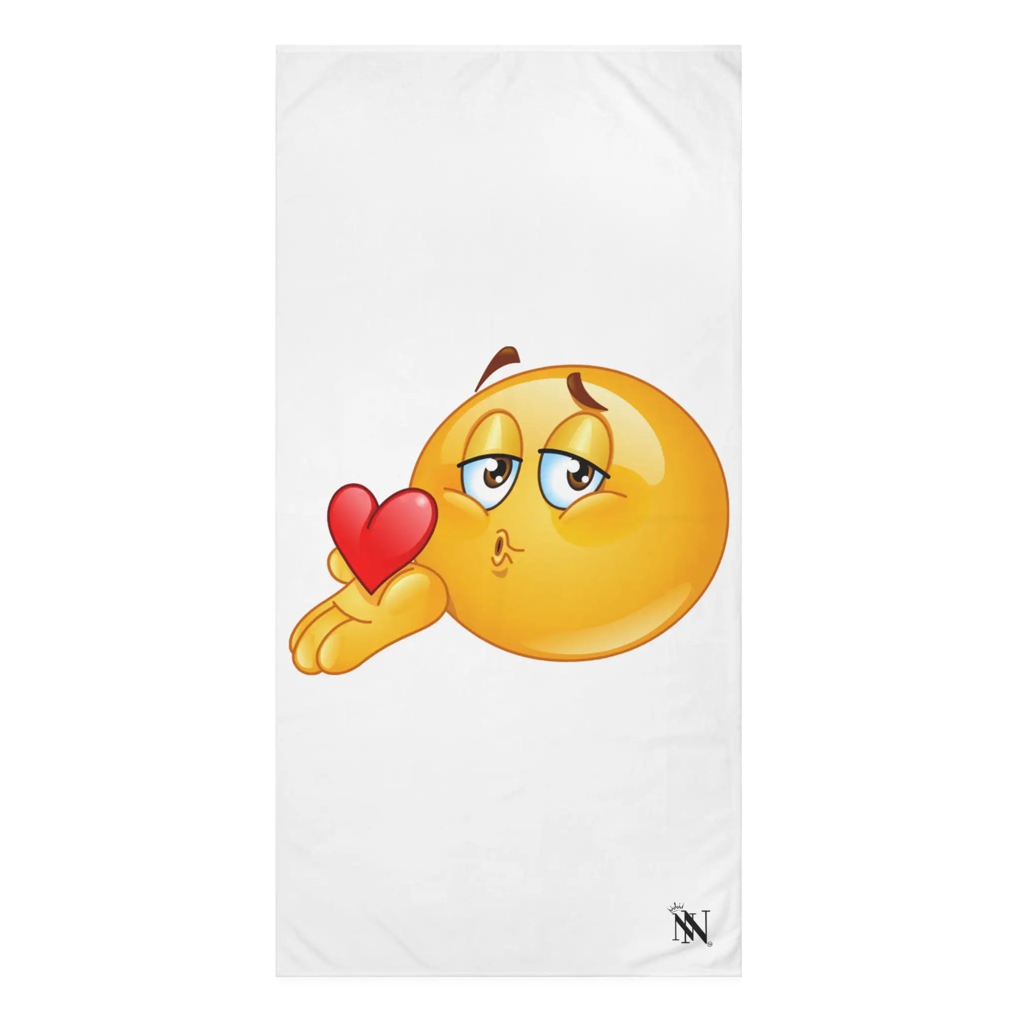 Blow Me a Kiss Emoji Extra Large Towel