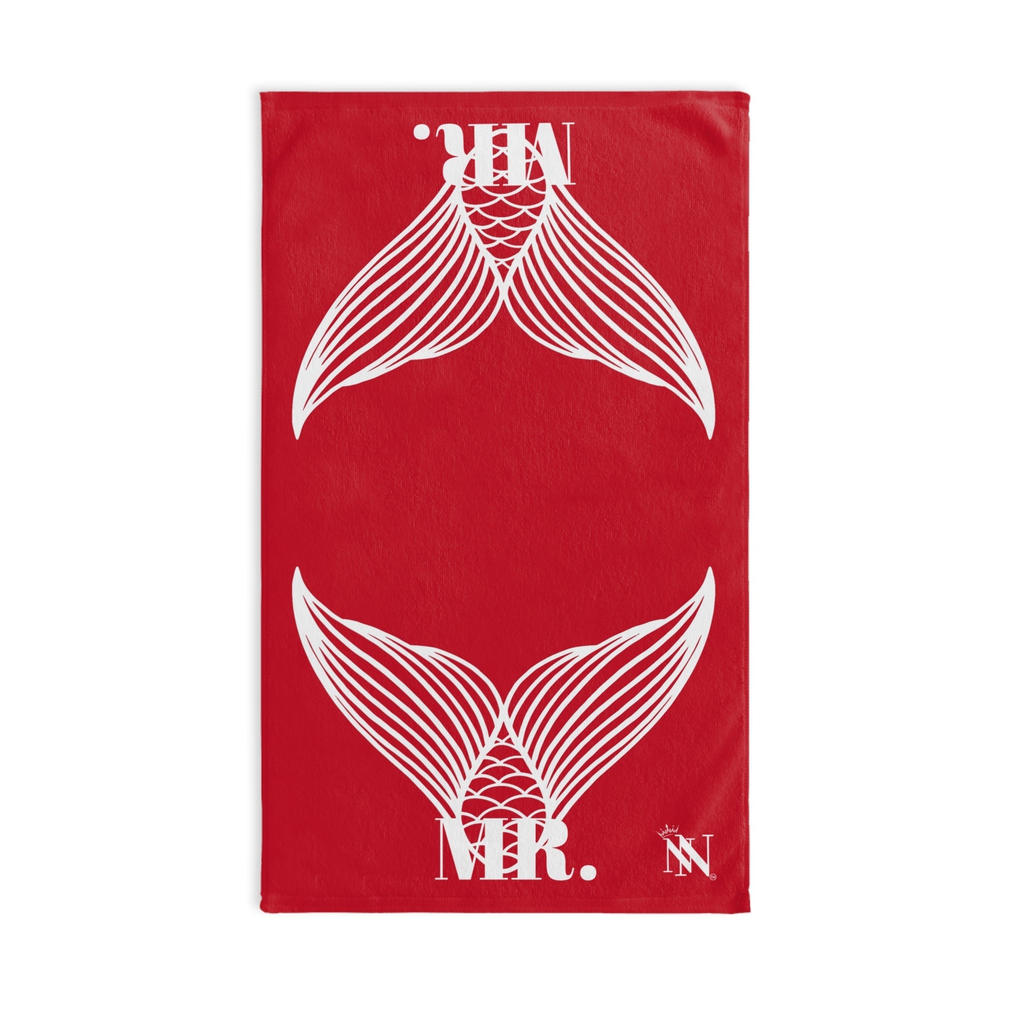 Mr. Mr. Mermaid Shareable Sides Red Cum Towel