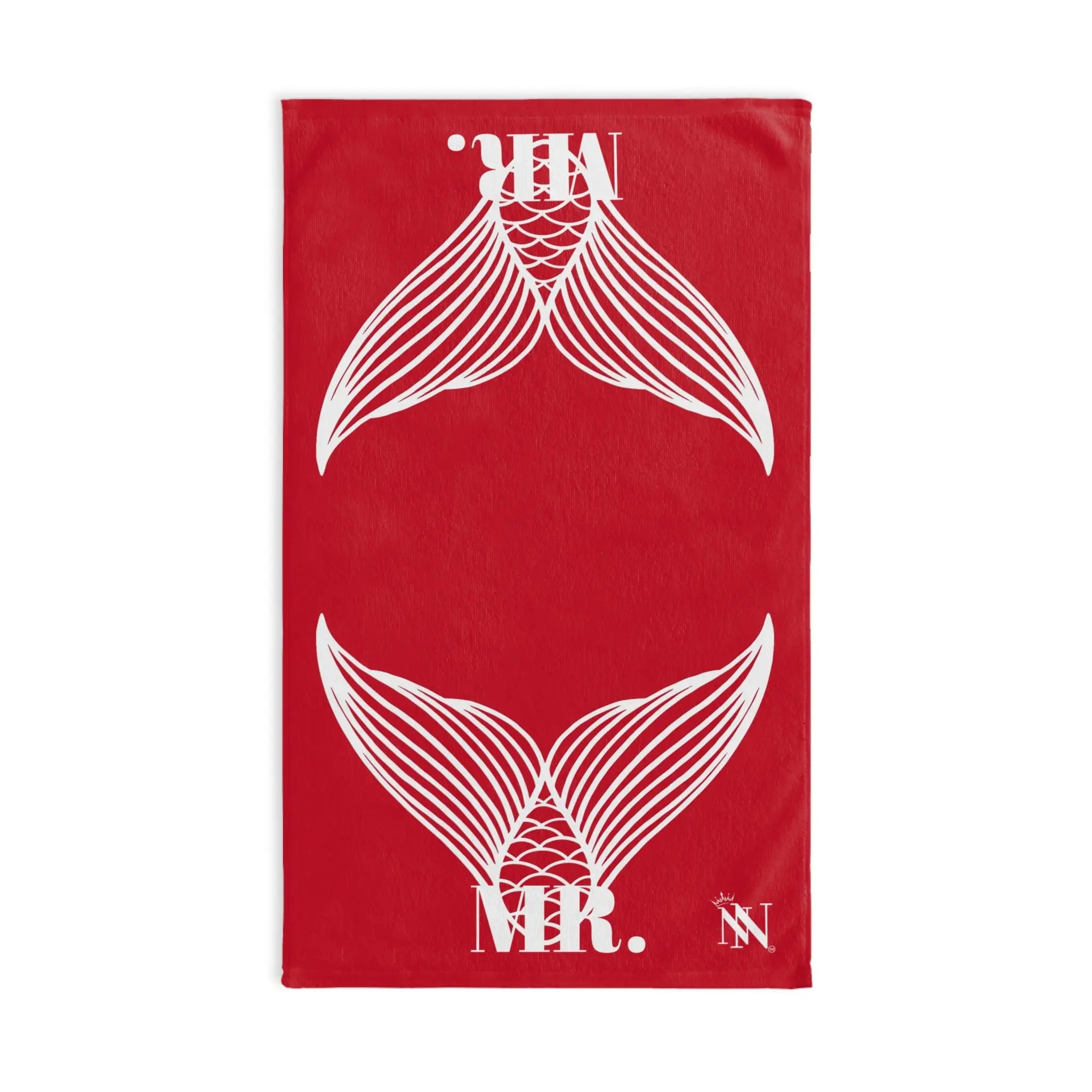 Mr. Mr. Mermaid Shareable Sides Red Cum Towel