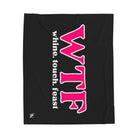 WTF Whine Touch Feast | Mix & Match Velveteen Fun-Flirty Lovers’ Blankets