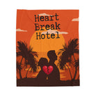 Heart Break Hotel Sunset Romantic Lovers Gifts Blanket