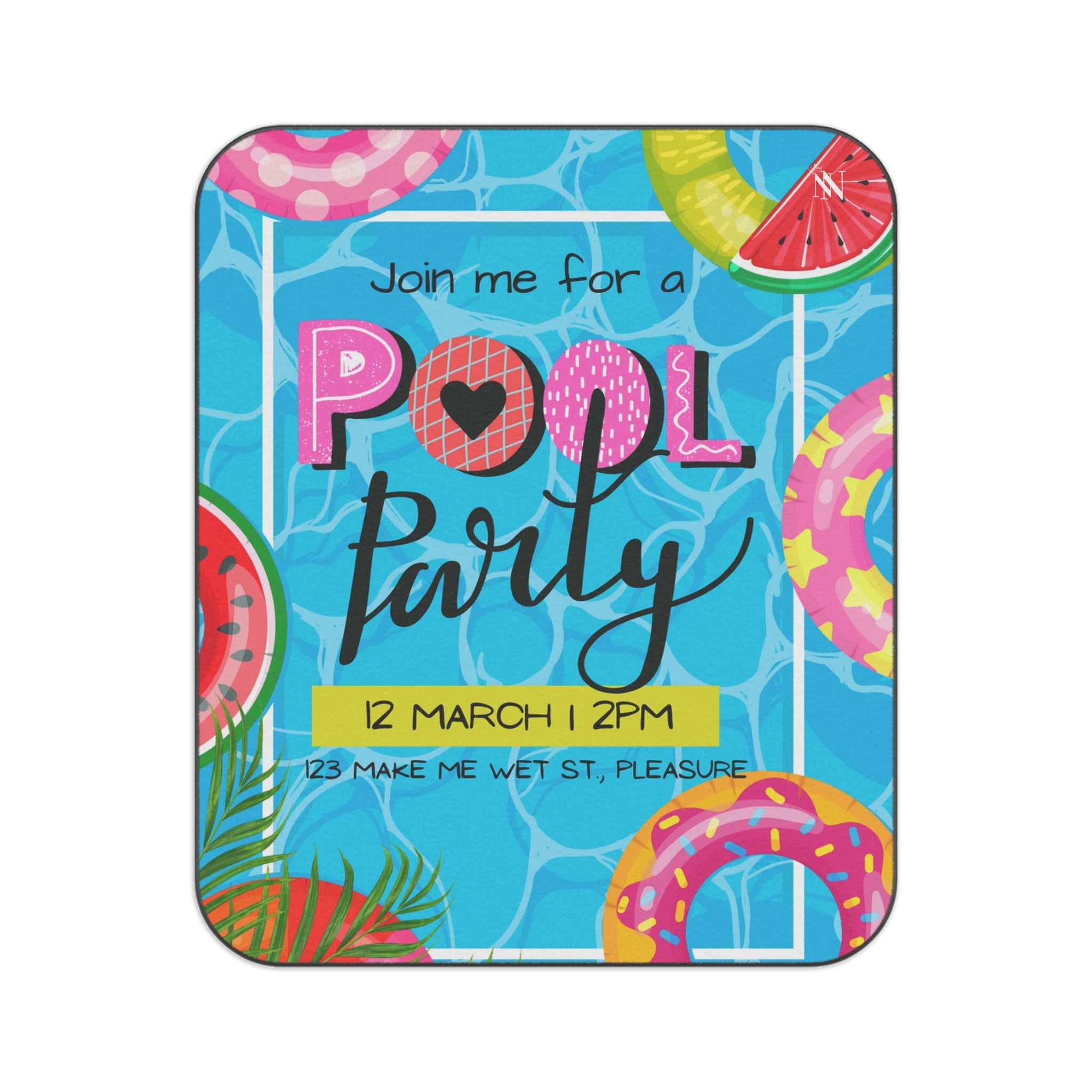 Pool Party | Mix Match Fun-Flirty Lovers’ Water-Resistant Blankets