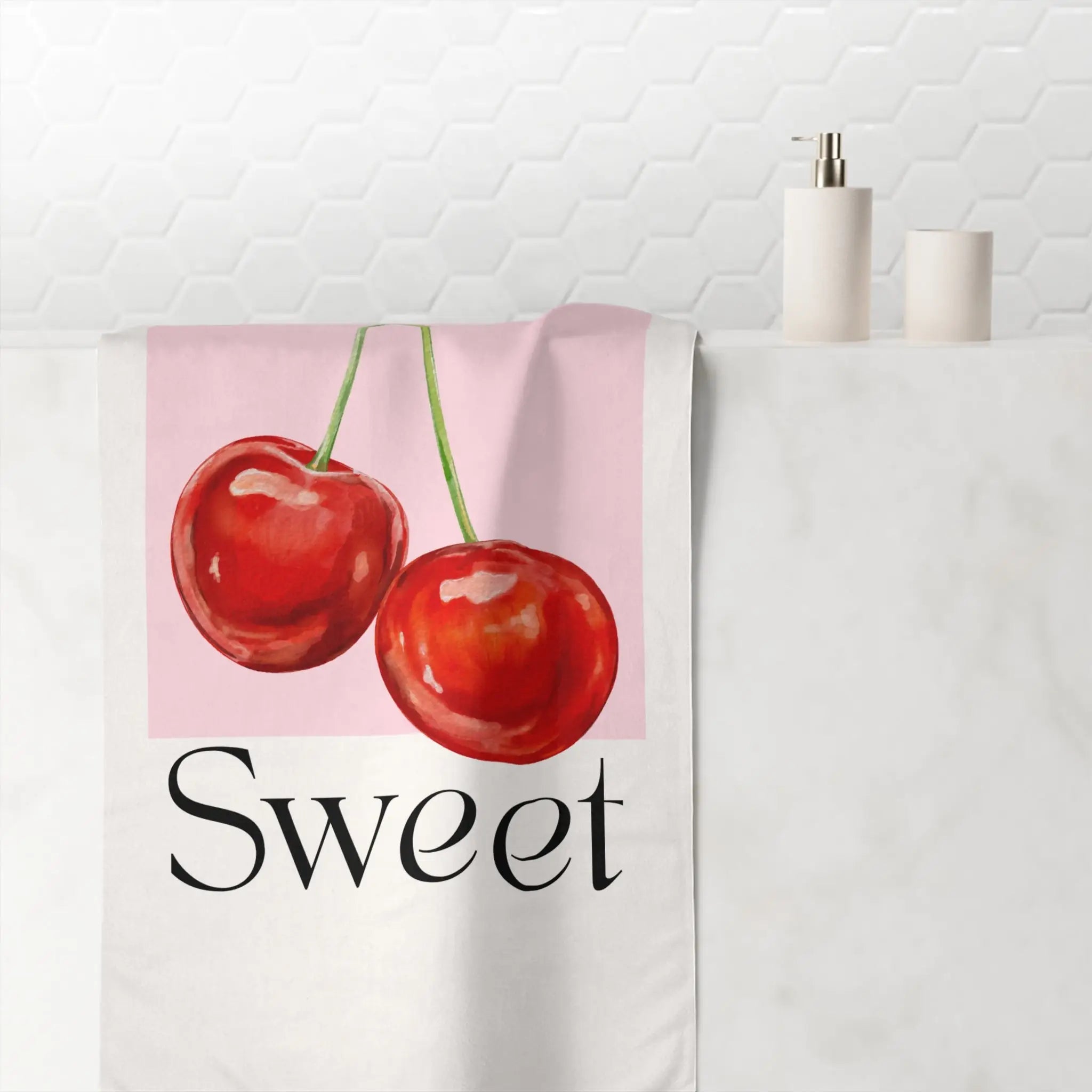 Sweet Cherries | Mix & Match XL Fun-Flirty Lovers’ Towels