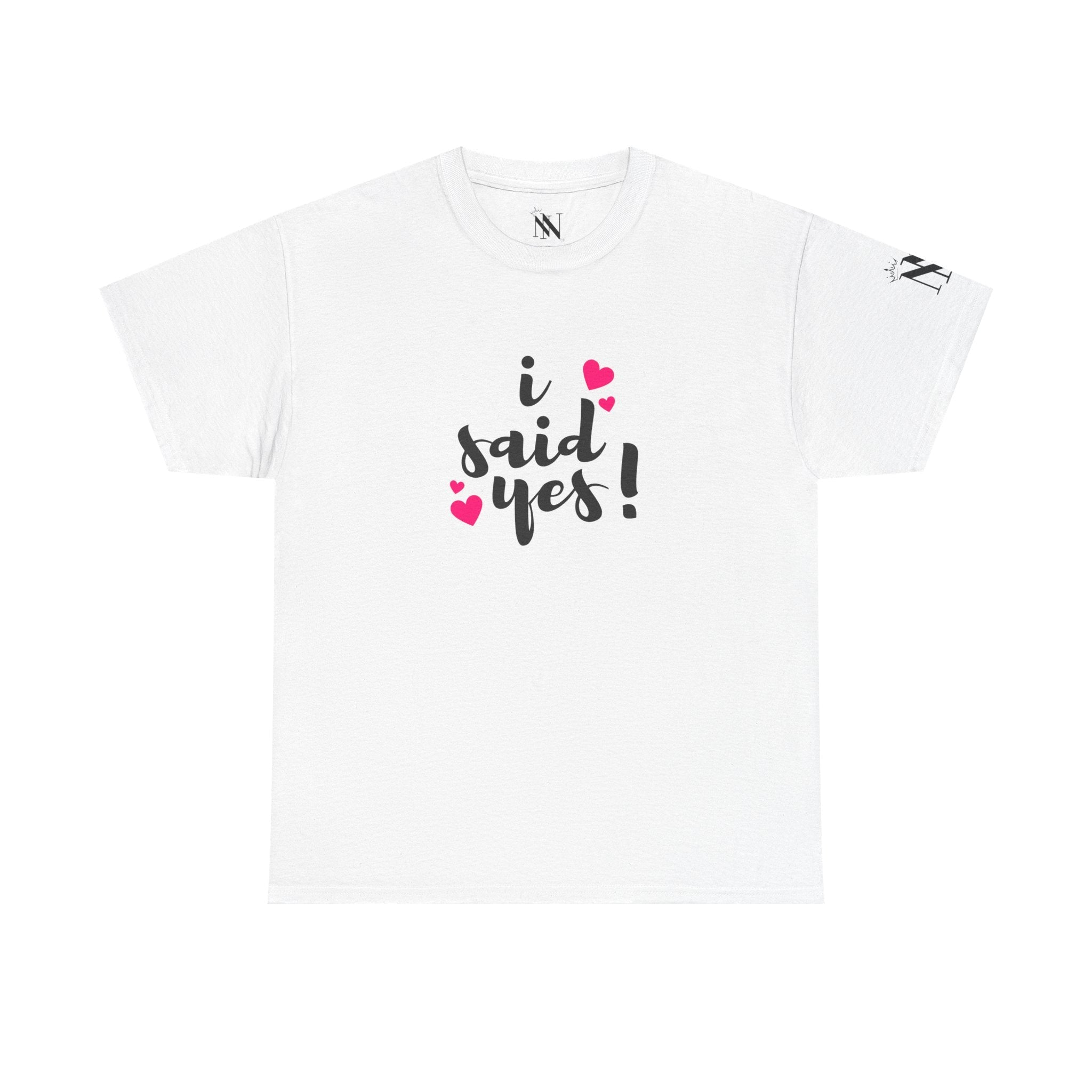 I Said Yes! | Mix & Match Cotton Unisex Fun-Flirty Lovers’ T-Shirts