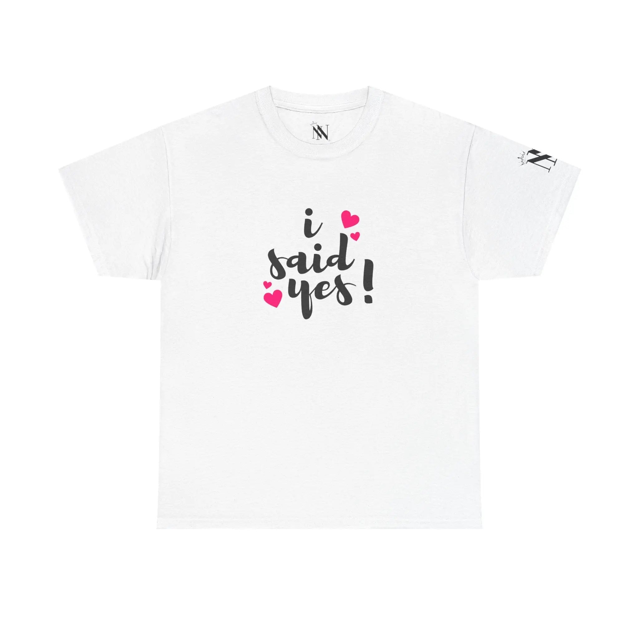 I Said Yes! | Mix & Match Cotton Unisex Fun-Flirty Lovers’ T-Shirts