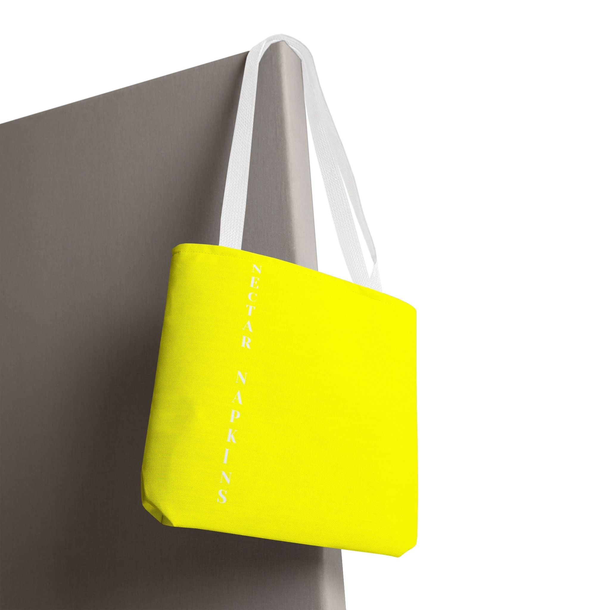 Nectar Napkins Brand Neon Yellow Tote Bag