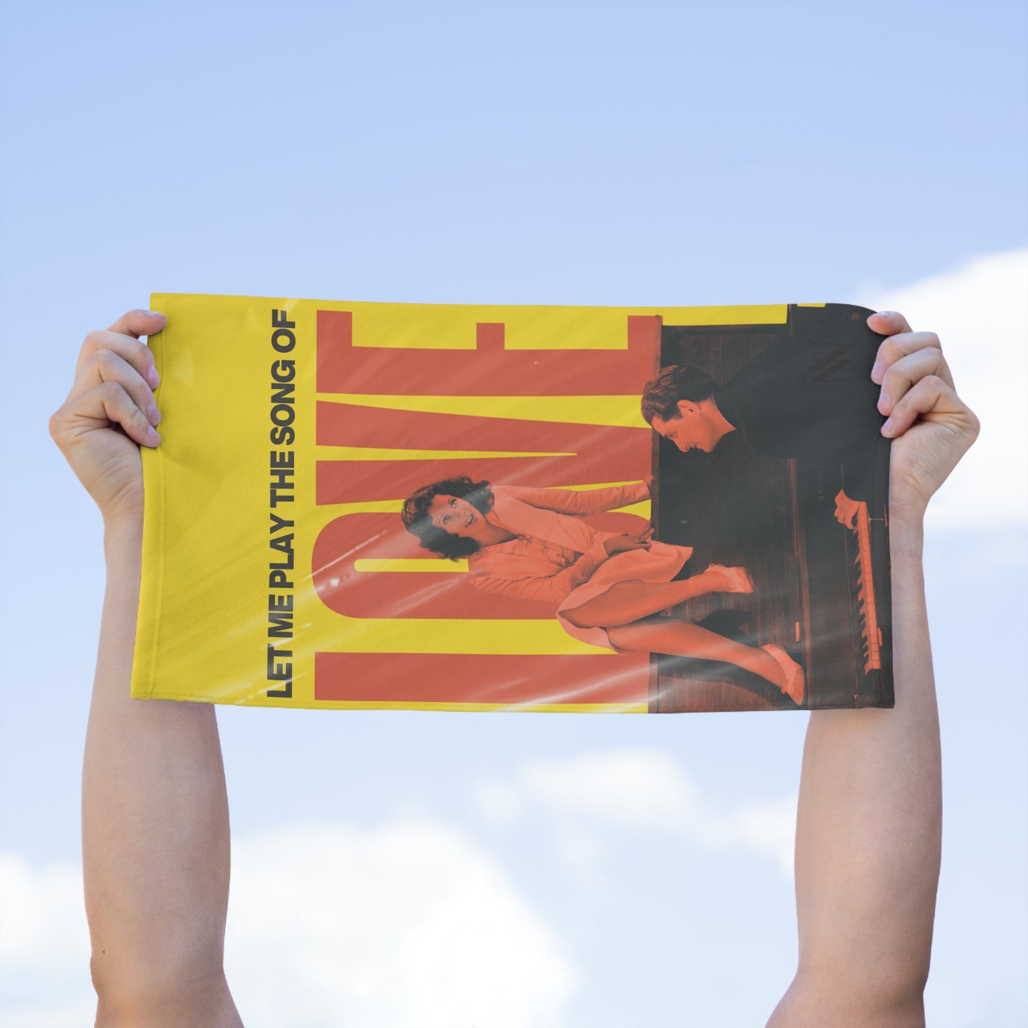 Let Me Play the Song of Love | Mix & Match Soft Fun-Flirty Lovers’ Towels