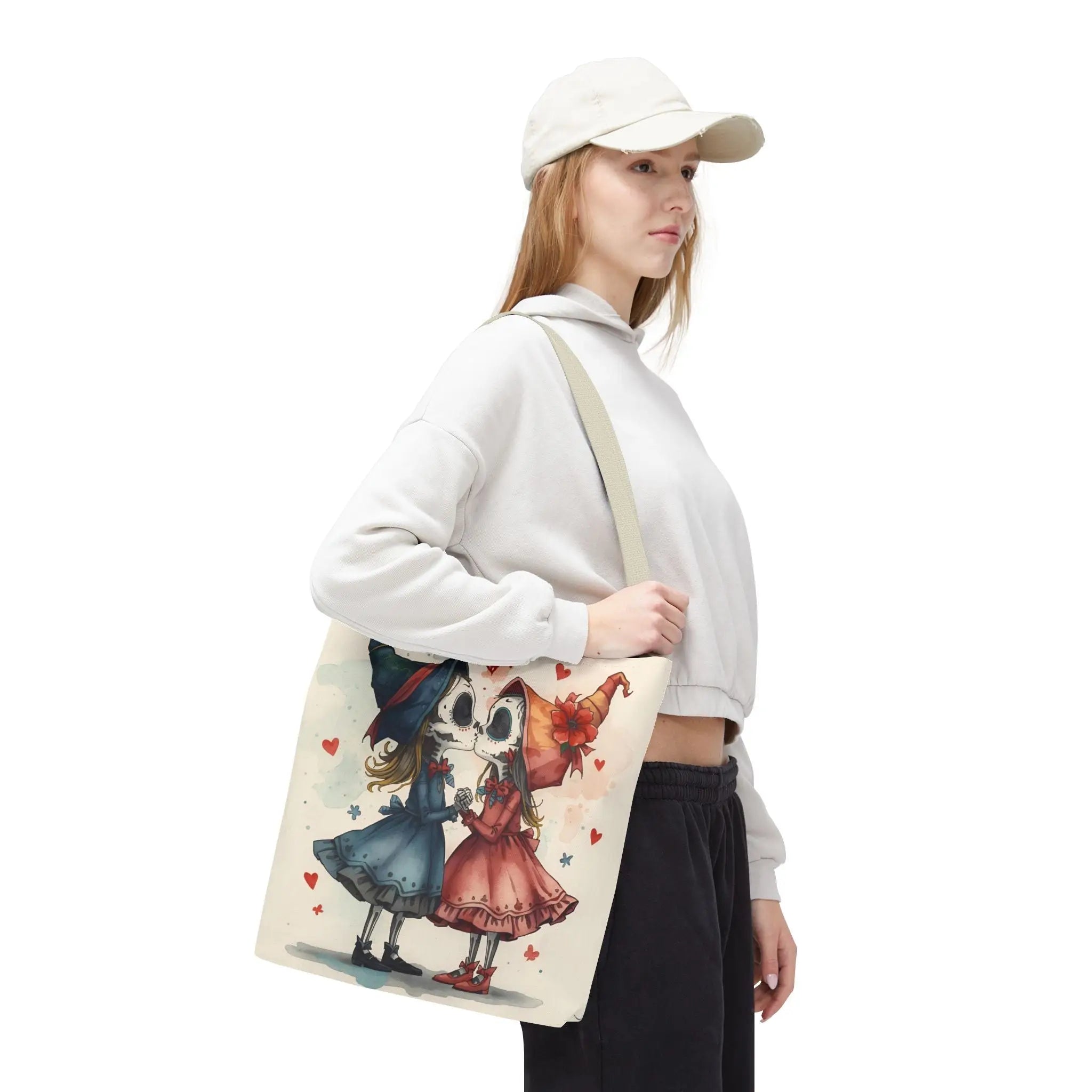 Kissing Witches Print | Mix & Match Fun-Flirty Lovers’ Totes