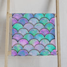 Giant Mermaid Scales Blue Sparkle | Mix & Match Classic Fun-Flirty Lovers’ Towels