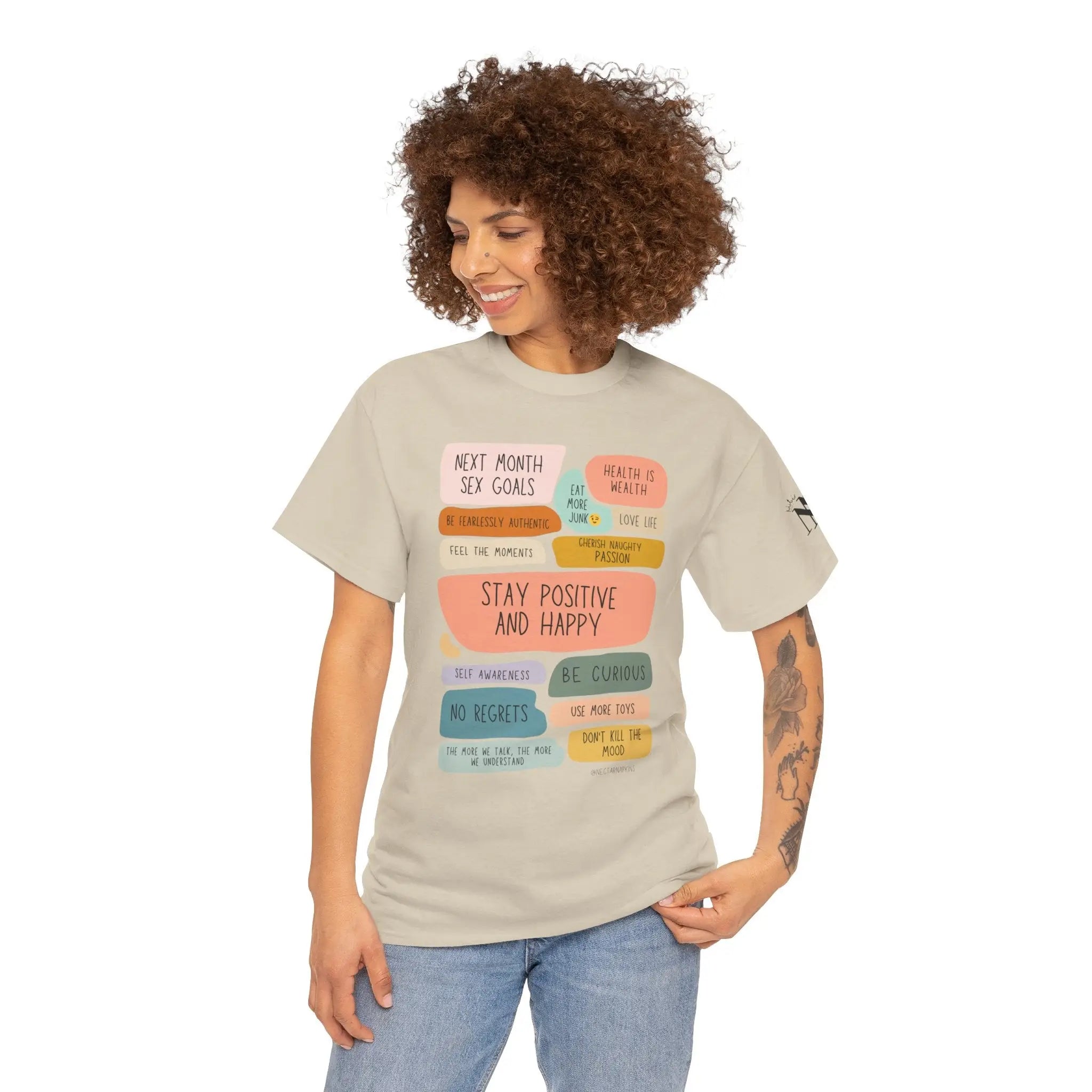 Sex Goals | Mix & Match 100% Cotton Unisex Fun-Flirty Lovers’ Tees