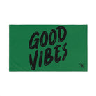 Good Vibes Bubble Print Green Cum Towel