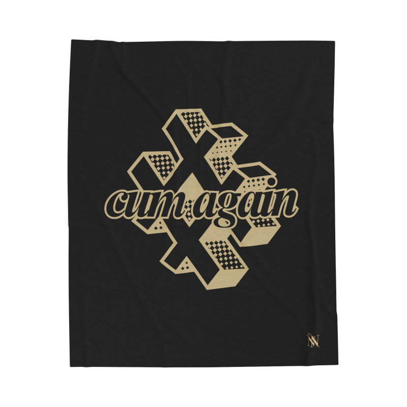 # Cum Again | Mix & Match Velveteen Fun-Flirty Lovers’ Blankets