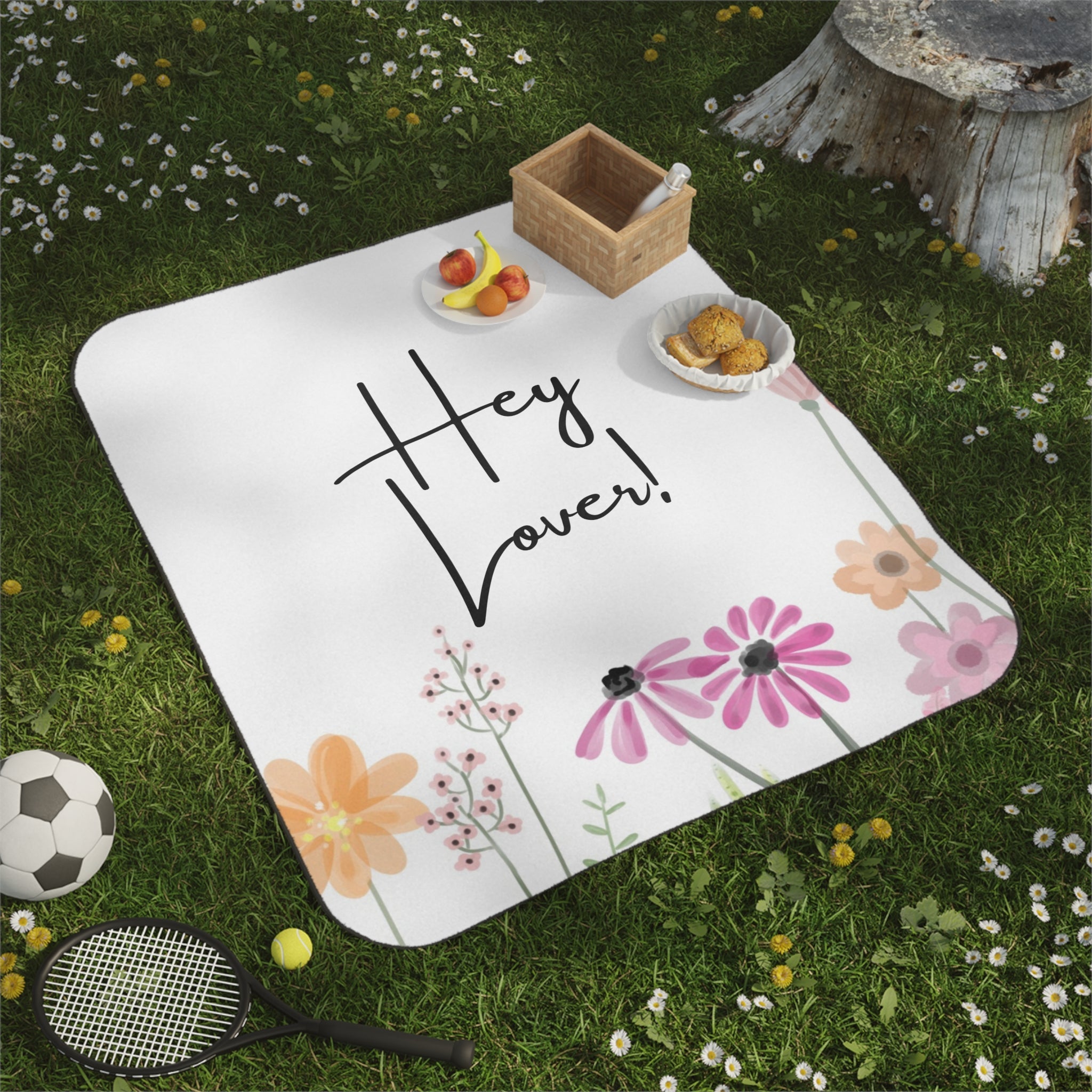 Hey Lover! Flowers | Mix Match Fun-Flirty Lovers’ Water-Resistant Blankets