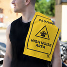 Caution High Noise Area | Mix & Match Soft Fun-Flirty Lovers’ Towels