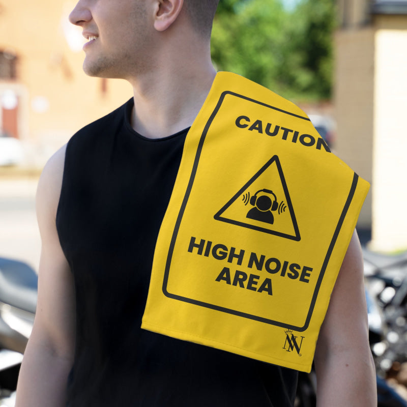 Caution High Noise Area | Mix & Match Soft Fun-Flirty Lovers’ Towels